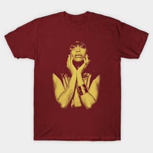 YELLOW QUEEN SOUL ERYKAH 90S T-Shirt